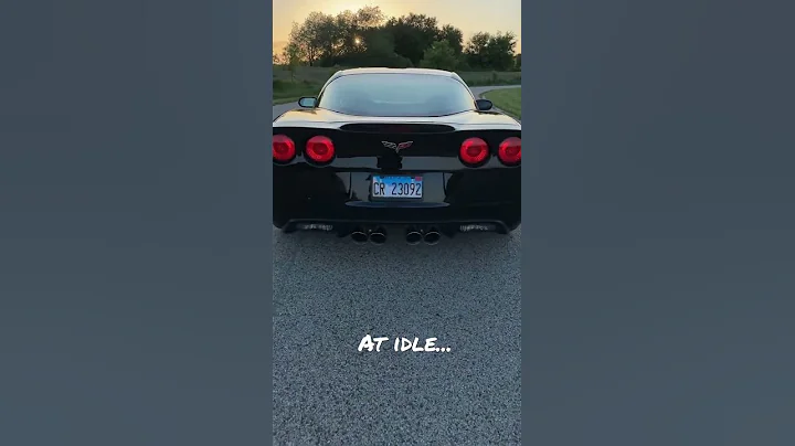 C6 Z06 with Corsa Xtreme Exhaust #Shorts