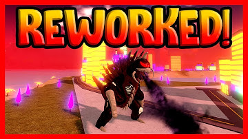 Roblox Kaiju Universe - ZOMBIE GIGAN REWORK SHOWCASE!