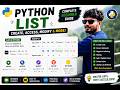 Python Lists Explained  | Create, Access, Modify, Delete &amp; Slicing in Python | pythonkashi
