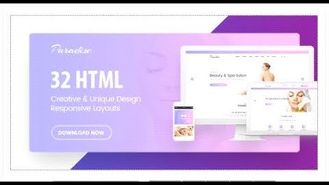 Paradise - Multipurpose HTML Template | Themeforest Templates