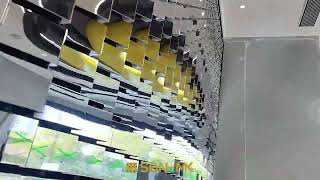 Famous Level Up Your Lobby! Immersive Interactive Kinetic Wall at Shanghai eSports Hotel! Net Worth
