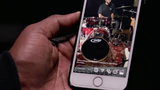 Live streaming drums with iRig Stream streaming audio interface