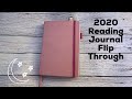 2020 Reading Journal Flip Through