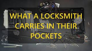 Locksmith EDC - What I Carry In My Work Trousers