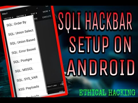 Install Hackbar on Android [Sqli lab installations on Android]