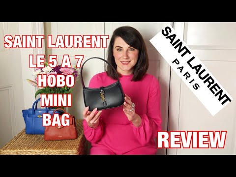 Saint Laurent Le 5 7 Mini Vertical Hobo Bag, One Size | Elysewalker