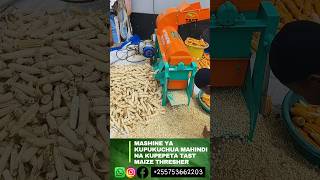 mashine ya kupukuchua na kupepeta mahindi/TAST maize thresher machine#tast#maize#tasty#machine#tz