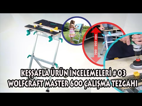 Video: Wolfcraft çalışma Tezgahı: Katlanabilir Ve çok Yönlü, Master 600 Ve Diğer Modeller. Bir Doğrama Tezgahı Nasıl Seçilir?