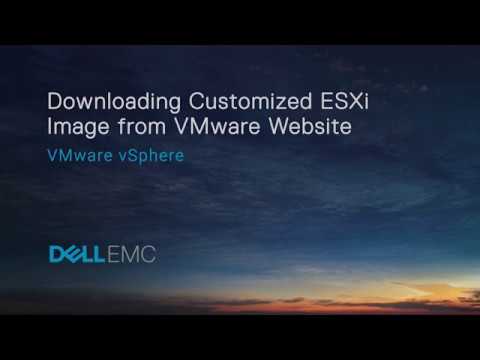 Downloading Customized ESXi Image from VMware Website