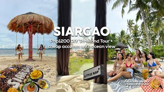 SIARGAO 2/3 1WK P1200 DIY Tri-Island Tour + cheap accomm with ocean view OCT 2023 Andy and Nicole