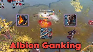 Albion Online PVP - Red Zone Roaming Bear Paws Gank Gameplay