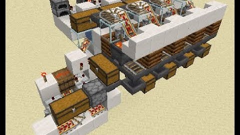 Minecraft: Double Hopper Speed Multi Item Sorter - No Slot Reservation