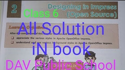 DAV class 6 computer chapter 2 all solution
