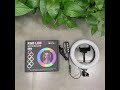 Rgb led soft ring light unboxing  set up