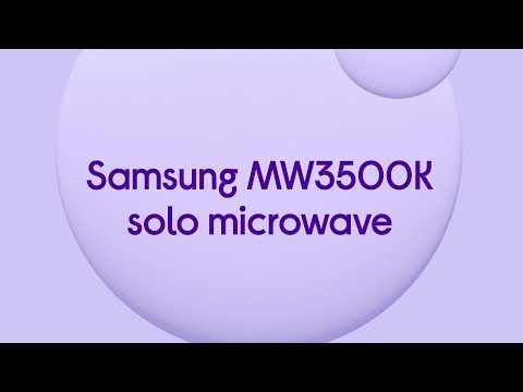 Samsung MW3500K Solo Microwave - White & Black - Quick Look