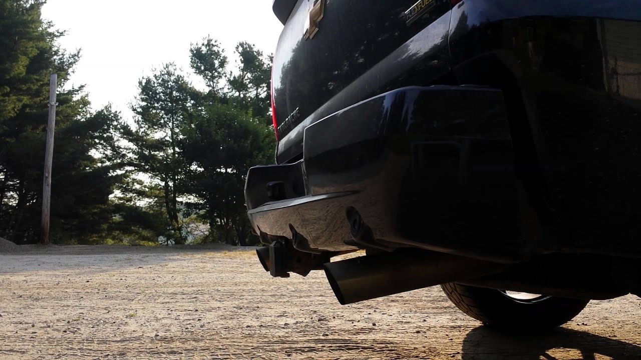 2008 Chevy Avalanche Magna flow dual exhaust - YouTube