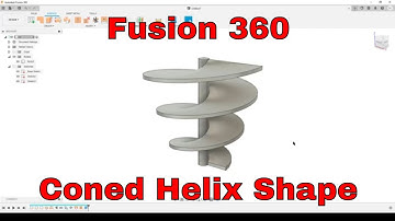 Fusion 360 - Helix Shape (Answer to FB question)