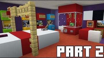 Minecraft Tutorial: How To Make A Arcade Part 2