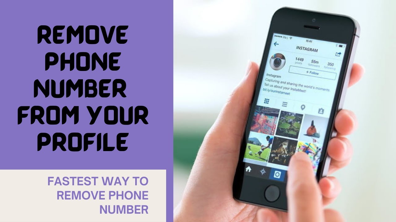 How to delete phone number from Instagram (25), hide phone