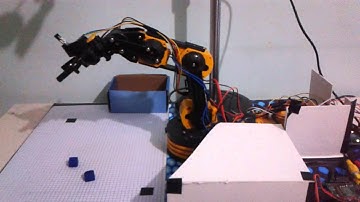 Image processing based robot arm control