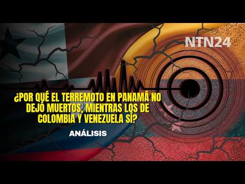 Why didn't the earthquake in Panama cause any deaths, while the ones in Colombia and Venezuela did?