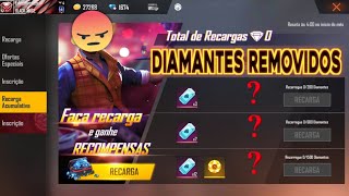 Free Fire: evento recarga cumulativa traz 100% dos diamantes de