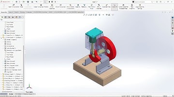 PNEUMATIC AIR MOTOR ASSEMBLY, For Learning #solidworks #assembly #unique