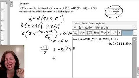 Year 12 Probability: Using transformations to the standard normal curve to solve problems