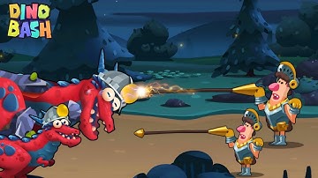 Thunder Drago vs Medieval Lancer - Dino Bash 2 Travel Through Time