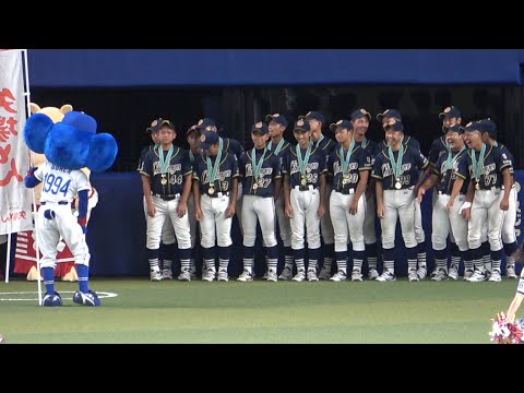 マスコット感のないドアラの動きに爆笑する野球少年たち（笑） (2023/08/29)