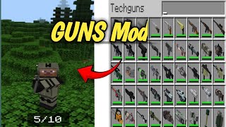 I Added GUNS To Minecraft!!😲(DON'T MISS)