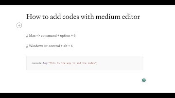 How to add codes from medium editor #shorts