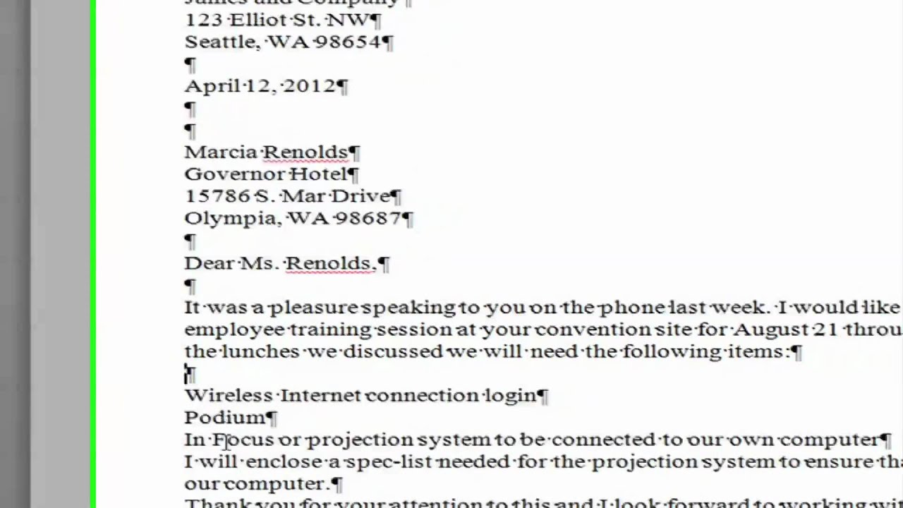 Copy Of Copy Of Format Of Business Letters Lessons Blendspace