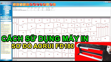 [01] HƯỚNG DẪN SỬ DỤNG MÁY IN SƠ ĐỒ FD180 2022