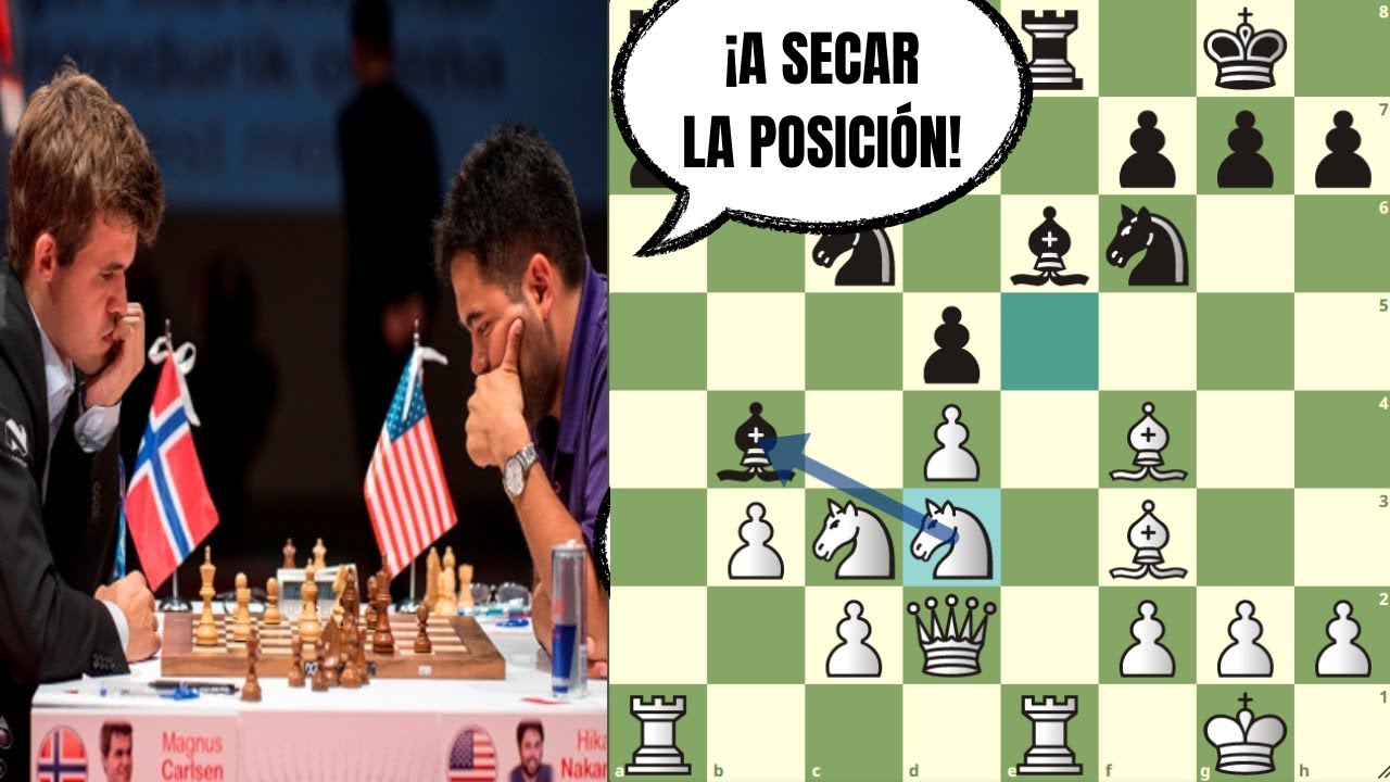 ENTREGA SU TORRE Y DAMA, Y GANA POR PALIZA: Carlsen vs Nakamura (Chess Tour  Finals, Final, 2020) 