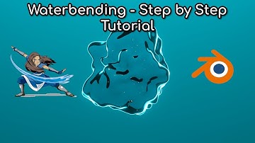 Dynamic Water Bending Abstract Toon Animation (Avatar Inspired) - Blender Tutorial