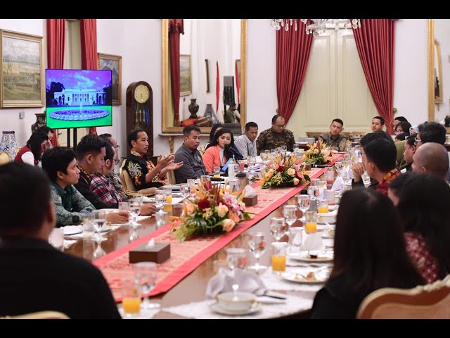Presiden Jokowi Silaturahmi dengan Wartawan Istana, Istana Negara, 10 Januari 2023
