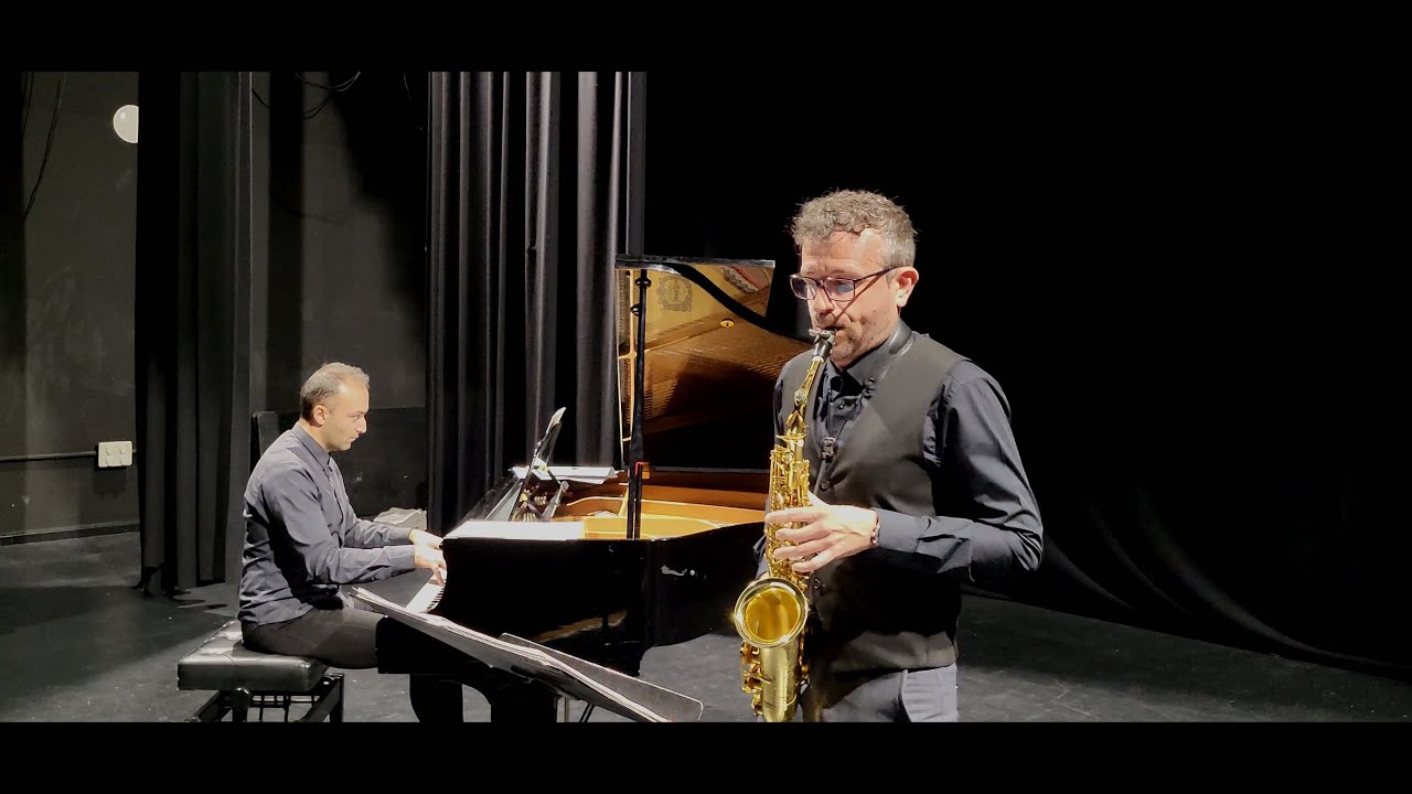 Astor Piazzolla: Street Tango. Saxophone and Piano. David Hernando Vitores & Sandro Bakhuashvili