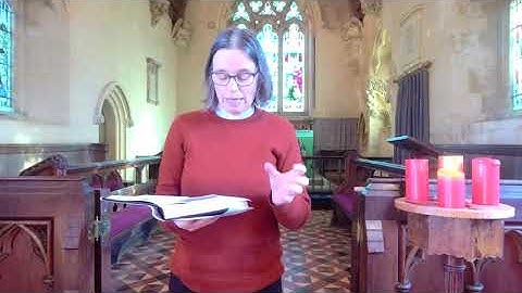 2020 11 29 Advent 1 Worship Video 2 Gospel reading and reflection