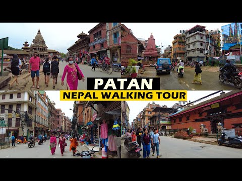Patan 4K Walking Tour (NEPAL) Virtual Travelling 2022🇳🇵
