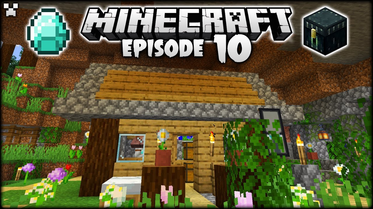 My Base is now in a CAVE?! | Minecraft Survival Ep.10 - YouTube