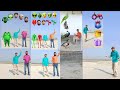 Two Siren, green faty dog head matching, eggs to birds &amp; gift box to car - Funny vfx magic live