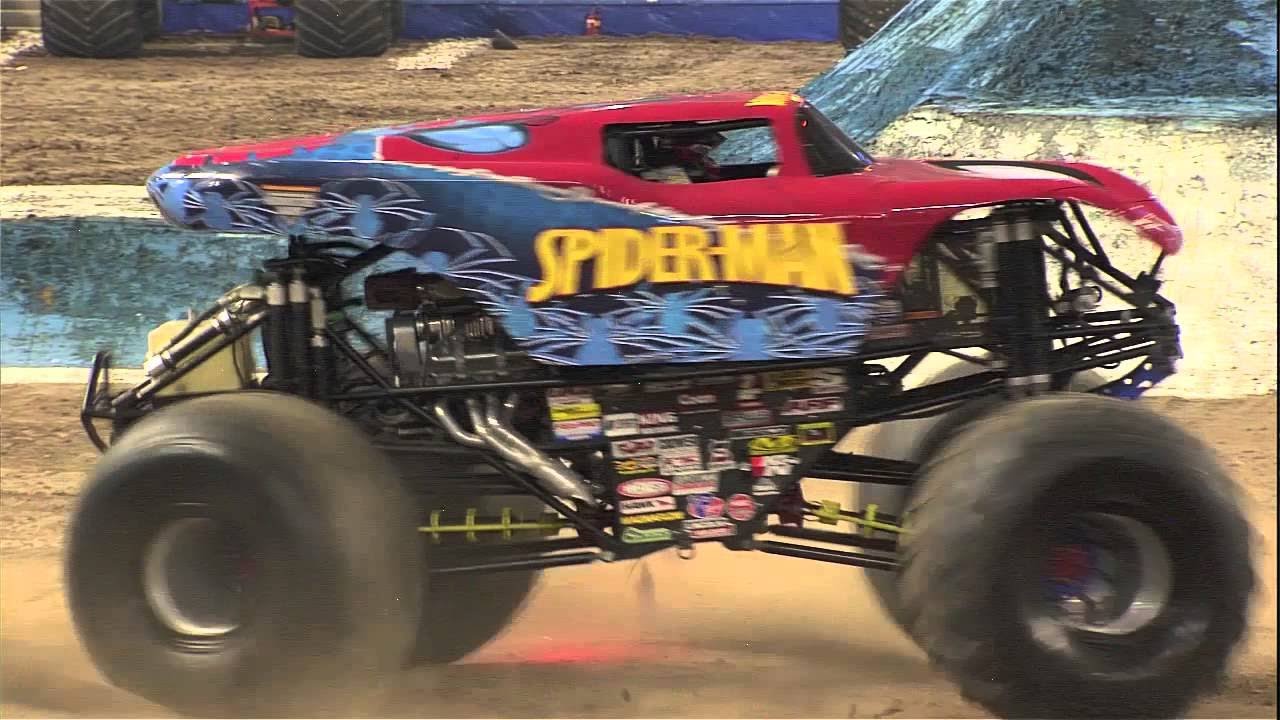 Monster Jam World Finals XV - How to do a Donut w/Spider-Man driver, Bari  Musawwir - YouTube