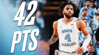 RJ Davis Sets New CAREER-HIGH & Deam Dome Record 42 POINTS!