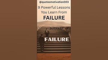 9 Powerful Lessons You Learn from Failure!! #sigmarule #shorts #yshorts #youtubeshorts #lifechanging