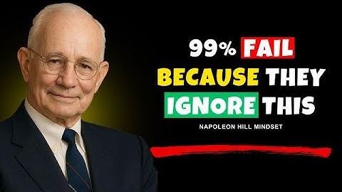 The Hidden Law of Success They Never Taught You – Napoleon Hill’s Final Warning