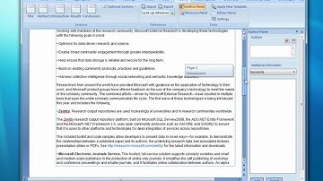Publishing workflow experience with the Article Authoring Add-in within Word
