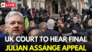 Julian Assange LIVE: Wikileaks Founder In Last-Ditch Bid to Avoid US Extradition | UK Court | IN18L