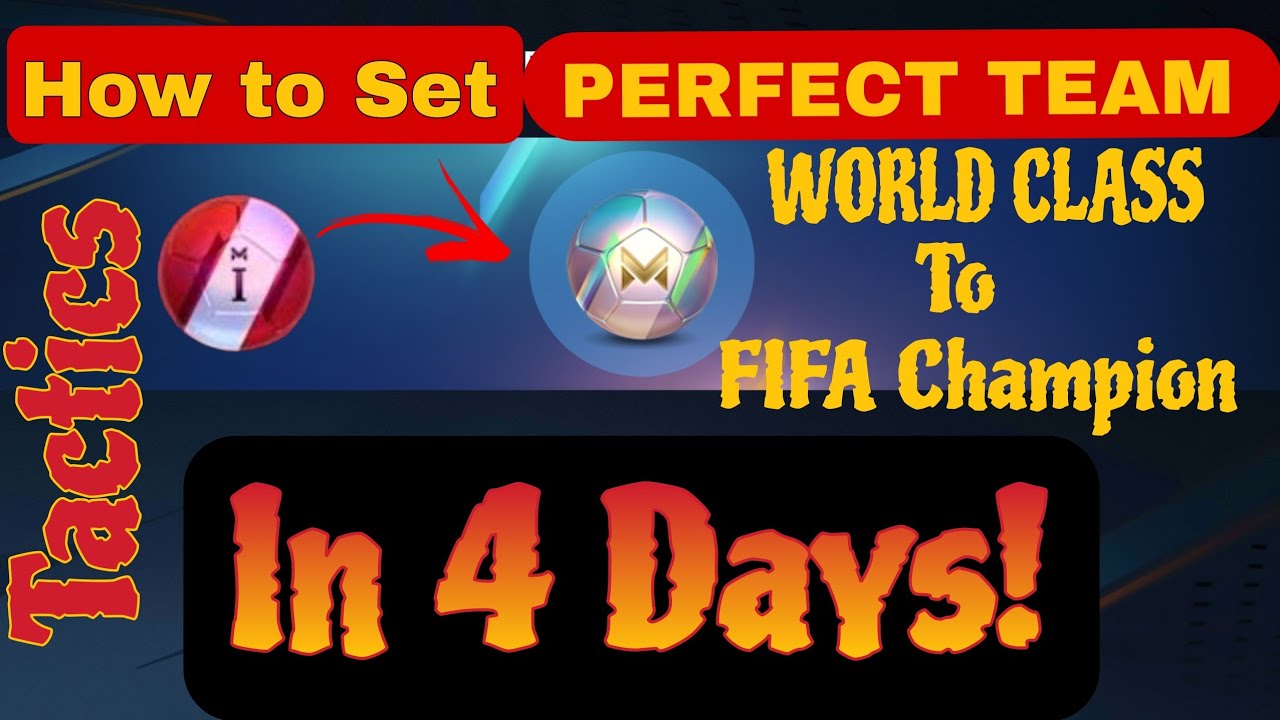 FIFA Champion in 4 Days : Manager Mode Tactics, Tips and Team Analysis