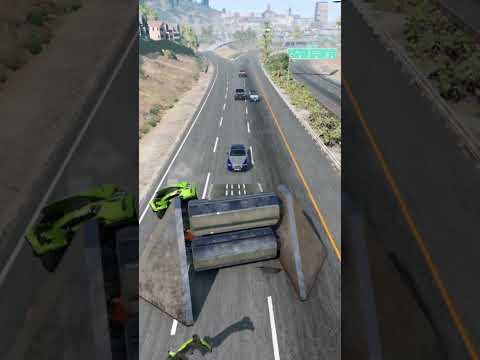 Cars VS Giant Crusher#23-BeamNG drive | CRAZY VS #shorts #ytshorts